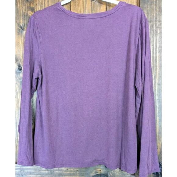 Womens Set Of 2 Size XL Everyday Long Sleeve Cotton Blend Basics T-shirts - Picture 8 of 10